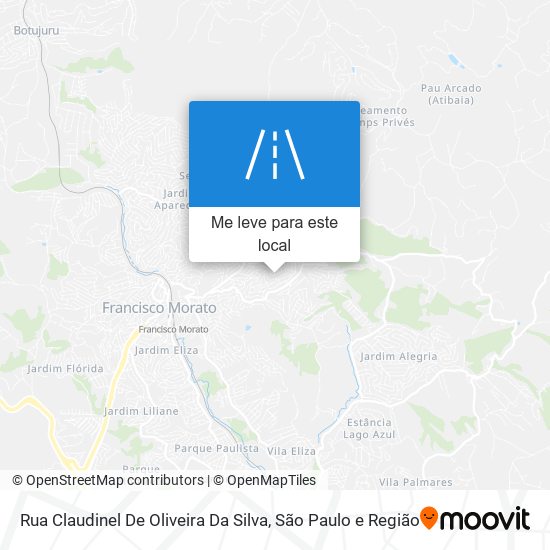 Rua Claudinel De Oliveira Da Silva mapa