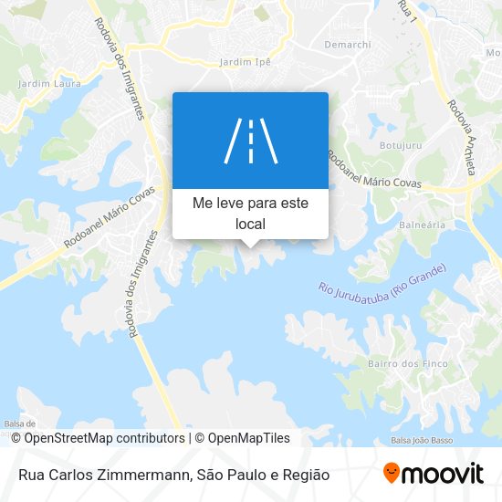 Rua Carlos Zimmermann mapa