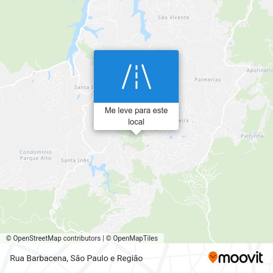 Rua Barbacena mapa