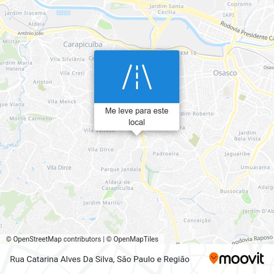 Rua Catarina Alves Da Silva mapa
