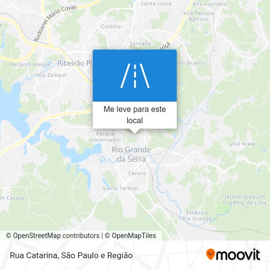 Rua Catarina mapa