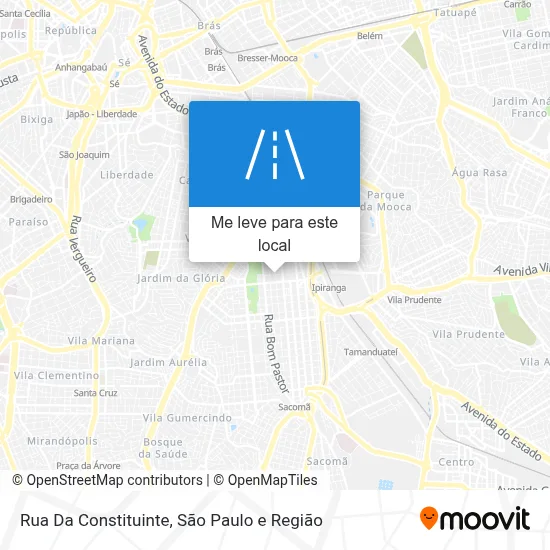 Rua Da Constituinte mapa
