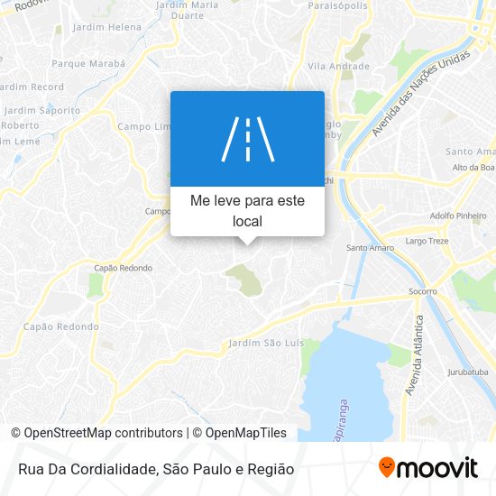 Rua Da Cordialidade mapa
