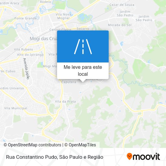 Rua Constantino Pudo mapa