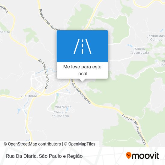 Rua Da Olaria mapa