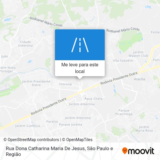 Rua Dona Catharina Maria De Jesus mapa