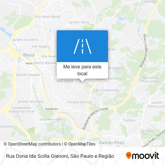 Rua Dona Ida Scilla Gianoni mapa