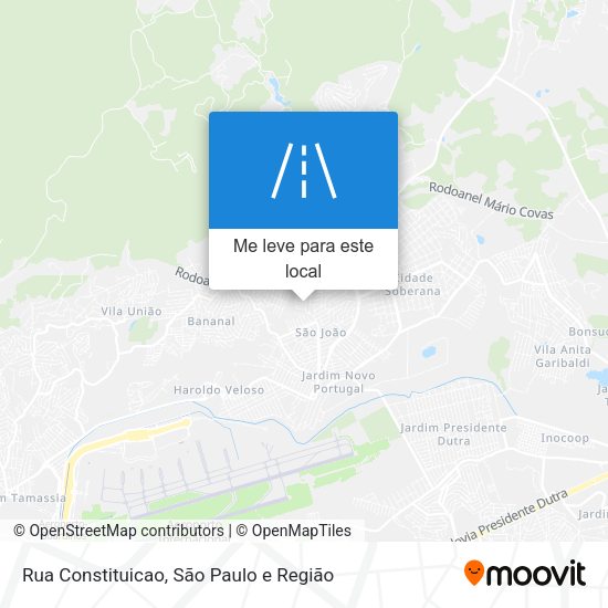 Rua Constituicao mapa