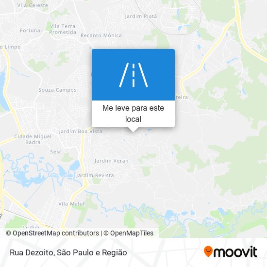 Rua Dezoito mapa