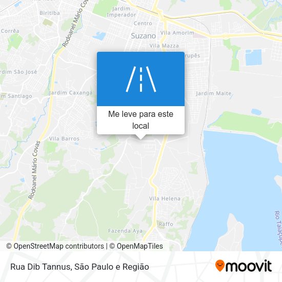 Rua Dib Tannus mapa