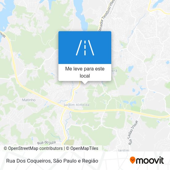 Rua Dos Coqueiros mapa