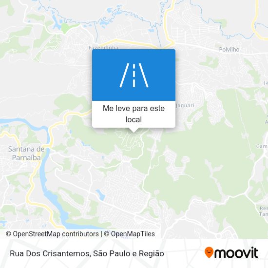 Rua Dos Crisantemos mapa