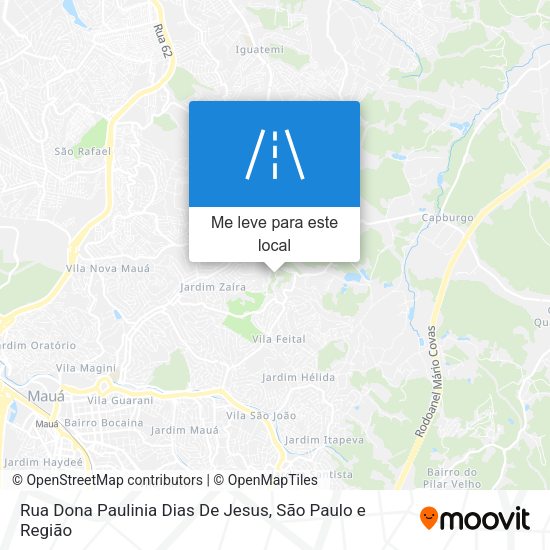Rua Dona Paulinia Dias De Jesus mapa