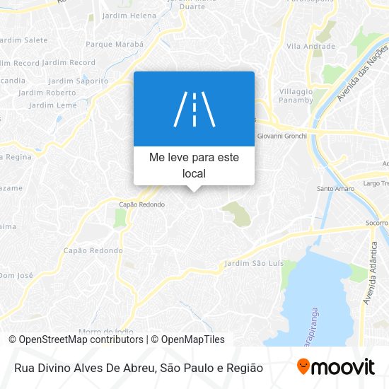 Rua Divino Alves De Abreu mapa