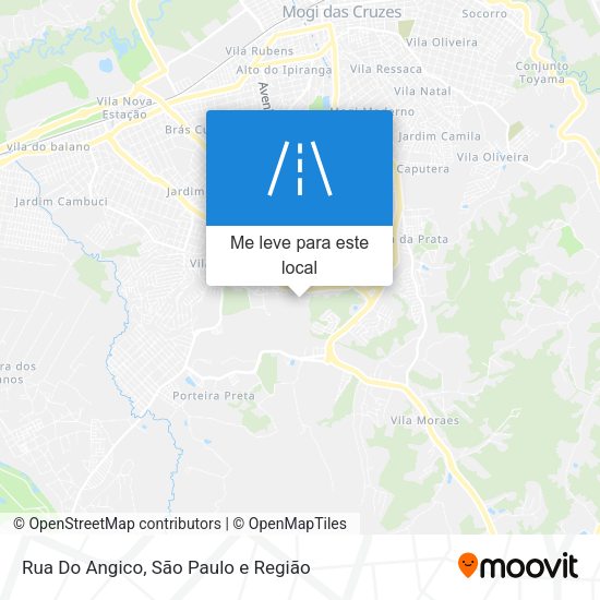 Rua Do Angico mapa