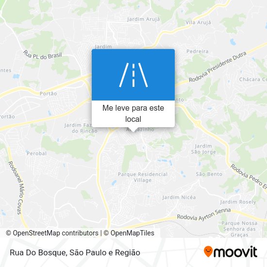 Rua Do Bosque mapa