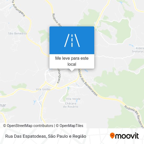 Rua Das Espatodeas mapa