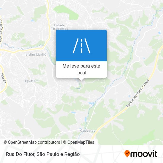 Rua Do Fluor mapa