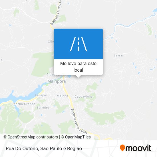 Rua Do Outono mapa