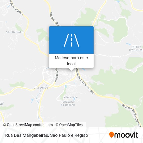 Rua Das Mangabeiras mapa