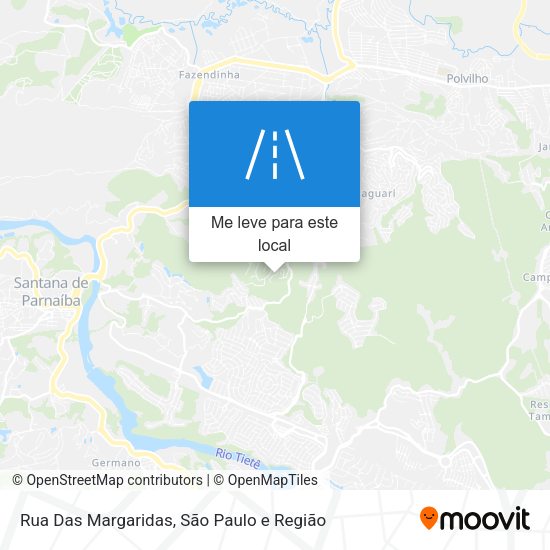 Rua Das Margaridas mapa