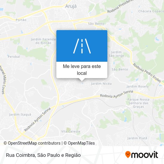 Rua Coimbra mapa