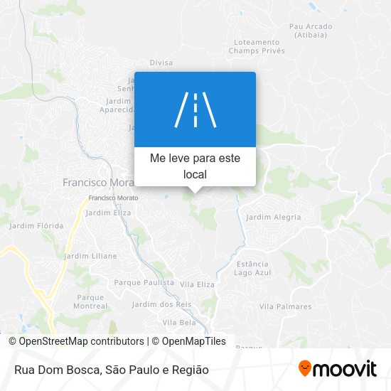 Rua Dom Bosca mapa