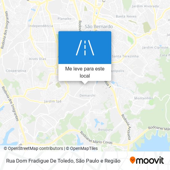 Rua Dom Fradigue De Toledo mapa