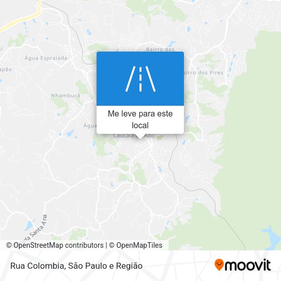 Rua Colombia mapa