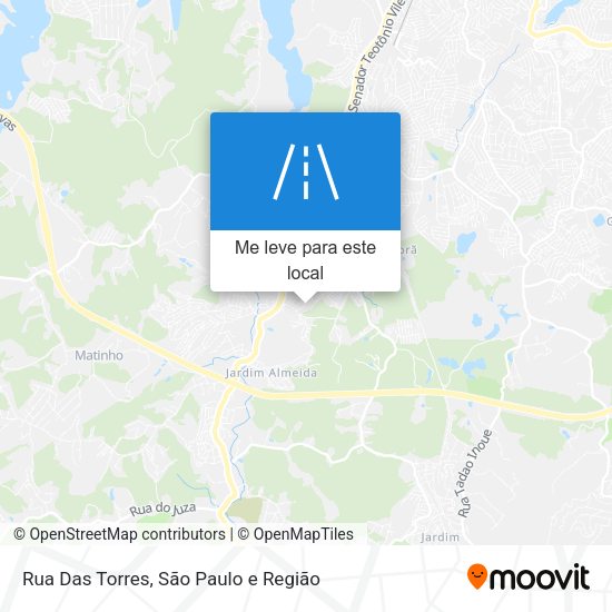 Rua Das Torres mapa