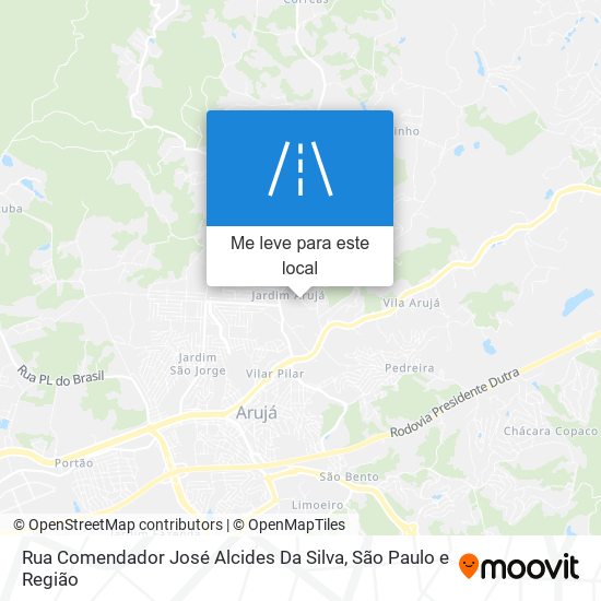 Rua Comendador José Alcides Da Silva mapa