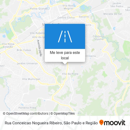 Rua Conceicao Nogueira Ribeiro mapa