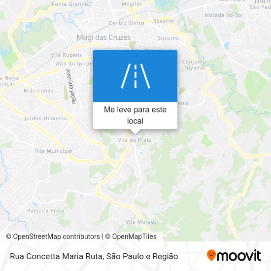 Rua Concetta Maria Ruta mapa