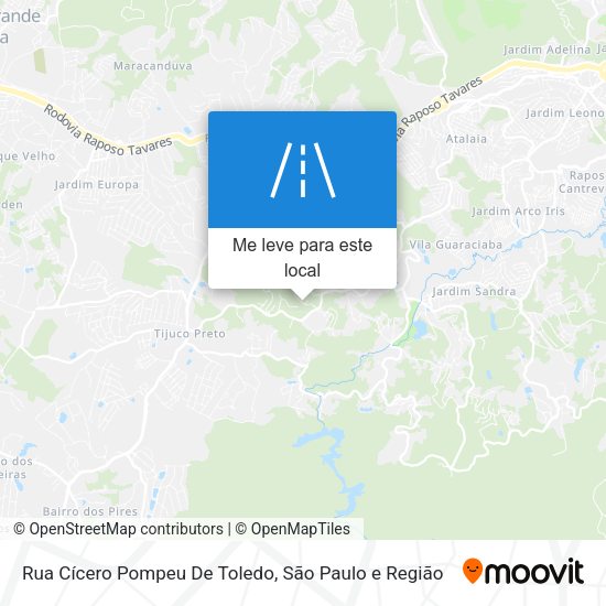 Rua Cícero Pompeu De Toledo mapa