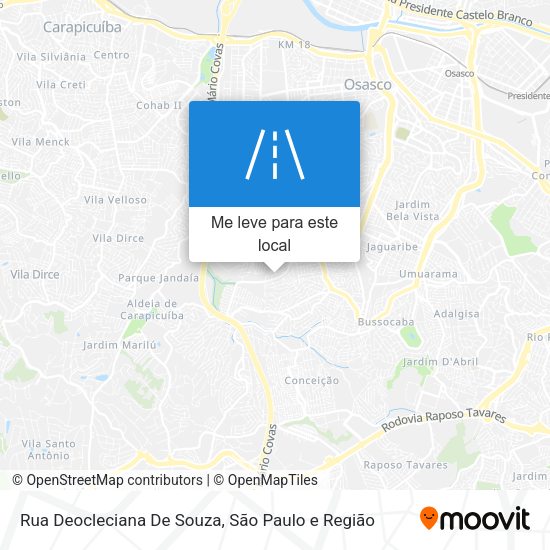Rua Deocleciana De Souza mapa