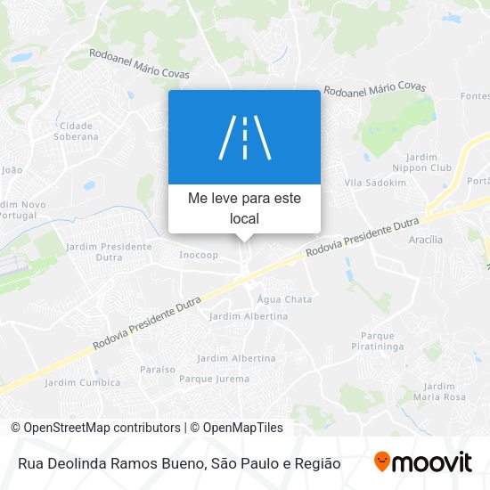 Rua Deolinda Ramos Bueno mapa