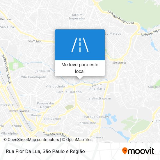 Rua Flor Da Lua mapa