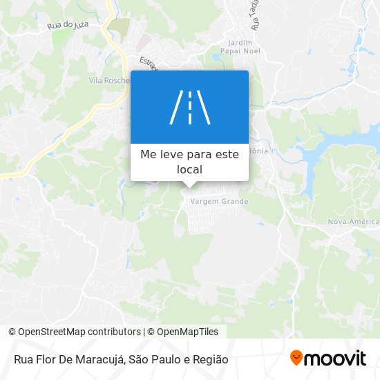Rua Flor De Maracujá mapa
