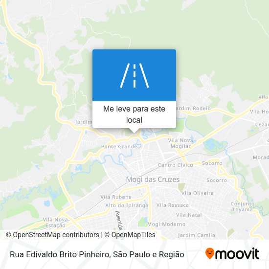 Rua Edivaldo Brito Pinheiro mapa