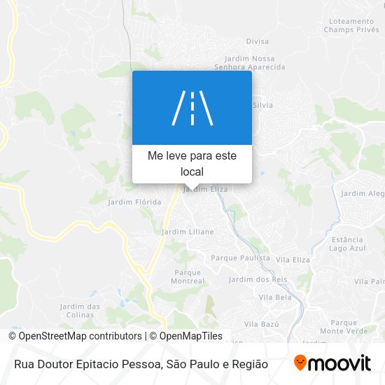 Rua Doutor Epitacio Pessoa mapa