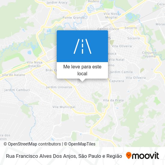 Rua Francisco Alves Dos Anjos mapa