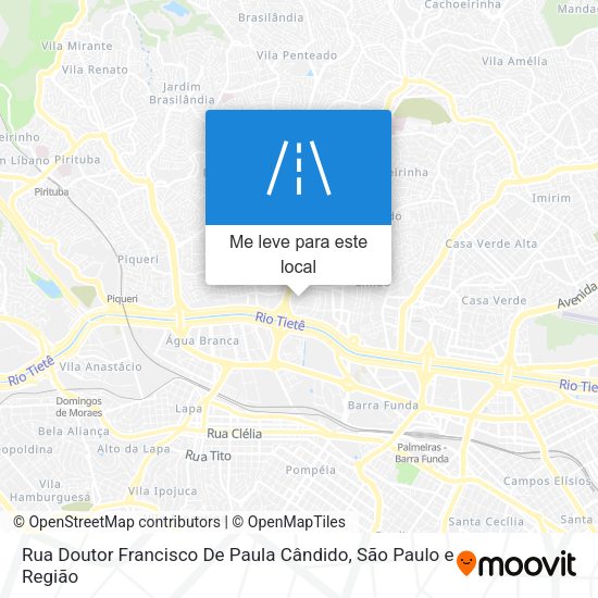Rua Doutor Francisco De Paula Cândido mapa