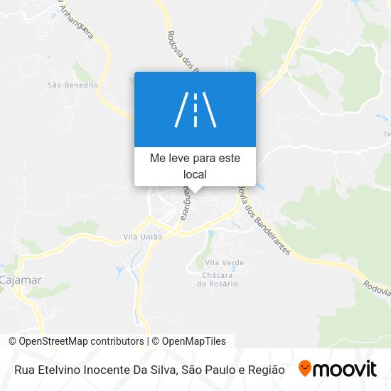 Rua Etelvino Inocente Da Silva mapa