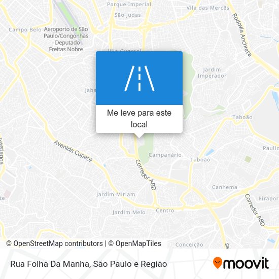 Rua Folha Da Manha mapa