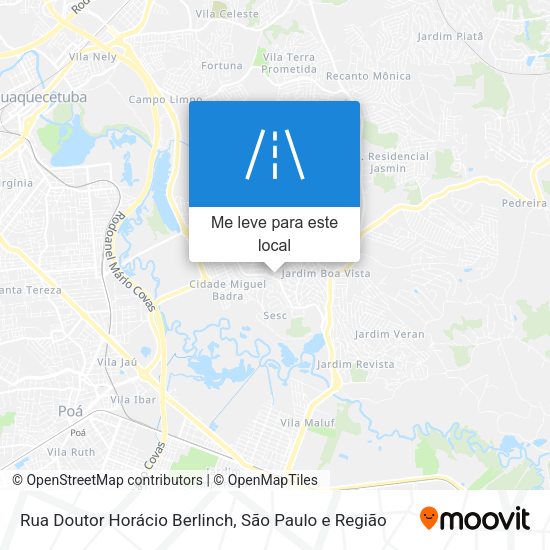 Rua Doutor Horácio Berlinch mapa