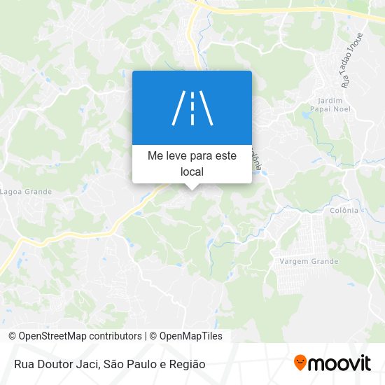 Rua Doutor Jaci mapa