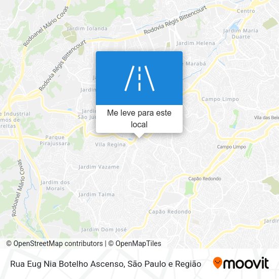 Rua Eug Nia Botelho Ascenso mapa