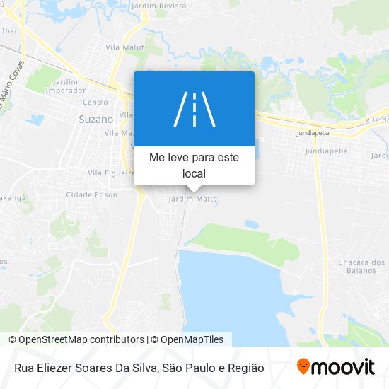 Rua Eliezer Soares Da Silva mapa