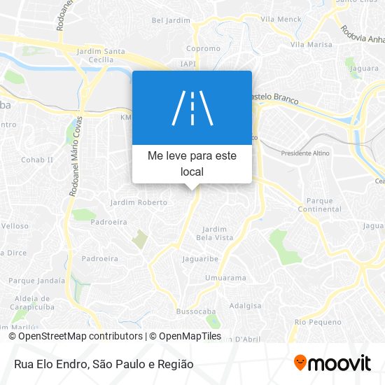 Rua Elo Endro mapa