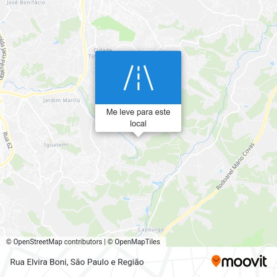 Rua Elvira Boni mapa